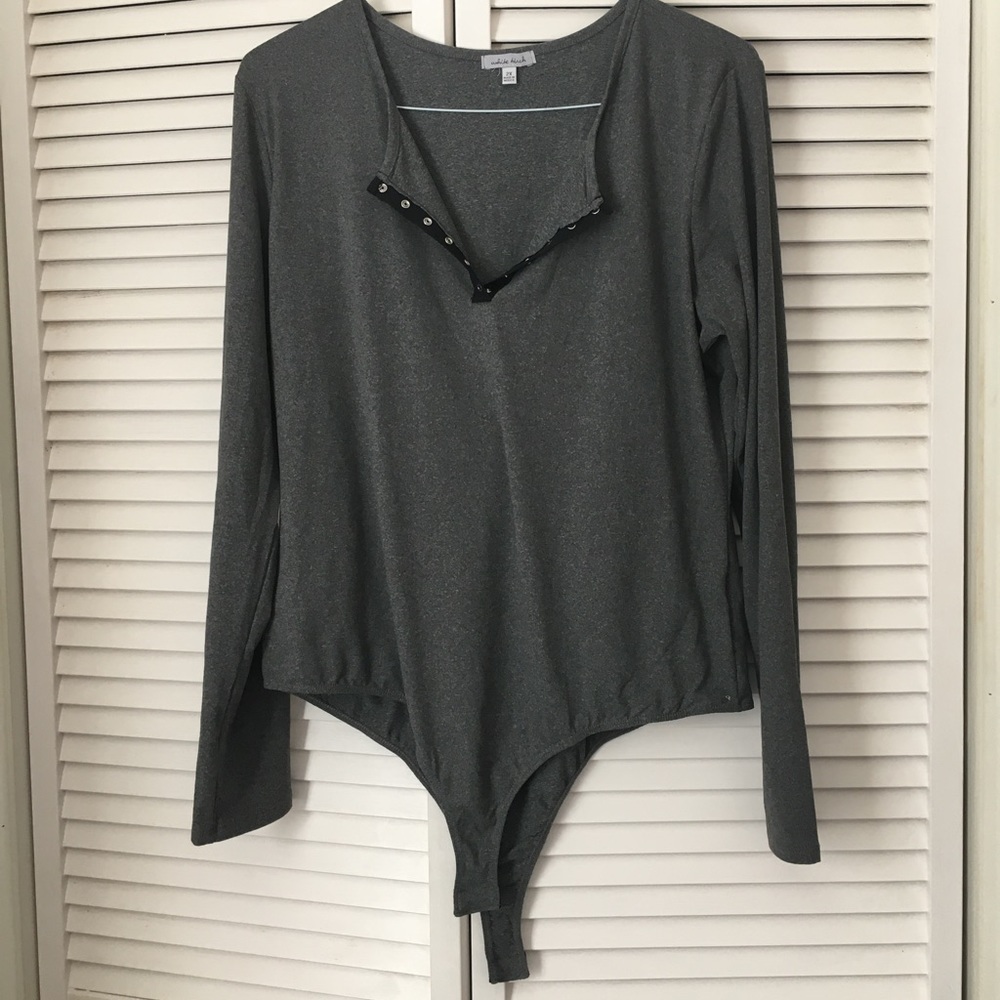 Charcoal bodysuit